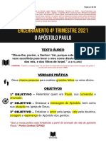 Subsídios Encerramento 4 Trimestre 2021 - o Apóstolo Paulo - Canal Texto Áureo