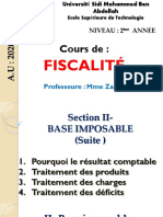 Fiscalité - Impôt Sur Les Sociétés - Section 2 - BASE IMPOSABLE (Suite)