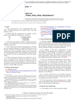 Pressure Vessel Plates, Alloy Steel, Molybdenum: Standard Specification For