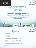 Garantia Da Qualidade: Prof. Dr. Sandro Ronaldo Bezerra Oliveira Srbo@ufpa - BR WWW - Ufpa.br/srbo