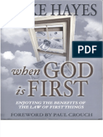 When God Is First