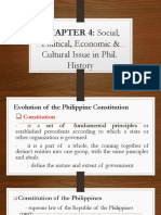 Chapter 4 (Social, Political, Economc and Cultural Issues in Philippine