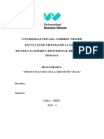 Monografía - Fisiopatología de La Hepatitis Viral