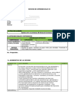 Sesiones 2 DPCC 1° Primer Grado APRENDO A VIVIR EN CONVIVENCIA