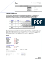 Diseño de Conexiones Tipo de Viga: Hoja: Diseño: Material: Cálculo: 1 Fecha: Conexiones Atornilladas