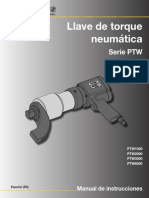 Llave de Torque Neumática: Serie PTW