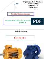 Module: Electrotechnique: Chapitre 4: Machine Asynchrone Triphasée (Partie 1)