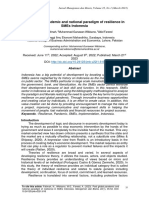 Post Global Pandemic and National Paradigm of Resilience in Smes Indonesia