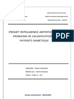 Projet Intelgence Artifficielle: Probleme de Calssification de Patients Diabetique