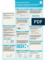 Copywrite Digital Printers Poster Template For A 594mm X 420mm Poster Presentation