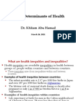 Social Determinants of Health: Dr. Khitam Abu Hamad