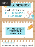 Lac Session: Code of Ethics For