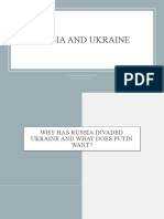 Russia and Ukraine: The Conflict Between These Two Country Started at February 20, 2014