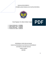 Makalah Kelompok 2 Dimensi-Dimensi Pembelajaran Bahasa Dan Sastra Indonesia