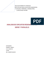 Informe de Circuitos Resonantes RLC Serie y Paralelo