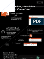 Animación Y Transición en Powerpoint: en Este Presente