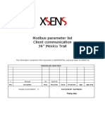 Temp Modbus List Mexico