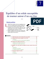 Équilibre D'un Solide Susceptible de Tourner Autour D'un Axe Fixe