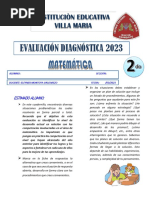 Evaluación Diagnóstica 2023: Instituciòn Educativa Villa Maria