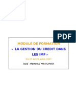 Aide - Mémoire GESTION CREDIT Final