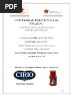 Proyecto Producto Cirio Terminado