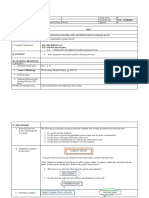 Daily Lesson Log 9 Tle - Cookery 4