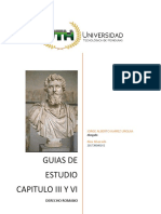 Guia de Estudio DERECHO ROMANO CAPITULO III y VI