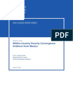 Discussion Paper Series: Within-Country Poverty Convergence: Evidence From Mexico