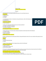 Pharmacology Module Answers Quizzes and Test Bank 1