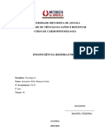 TRABALHO DE FISIOLOGIA - Insuficiência Respiratória