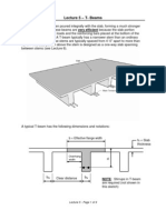 Lecture 5 - T-Beams: B Effective Flange Width