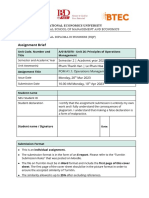 Assignment Brief - POM A1