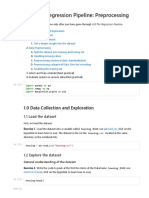 P04 The Regression Pipeline - Preprocessing Ans