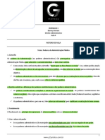 Roteiro de Aula - Intensivo I - D. Administrativo - Barney Bichara - Aula 4