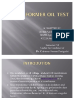 Transformer Oil Test