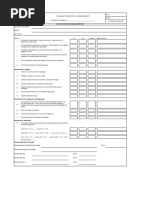 Lista de Verificación Seguridad Eléctrica: Hasta 750 V - 0.30 M - Hasta 15 KV - 0.7 M