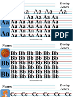 A-Z Tracing Activities