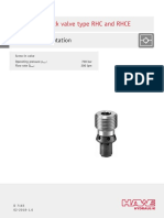 Releasable Check Valve Type RHC and RHCE: Product Documentation