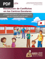 Resolución de Con Ictos en Los Centros Escolares: ¿Cómo Mejorar La Convivencia en Su Centro Escolar?