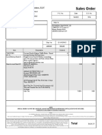 Sales Order: Ambar Distributors, LLC