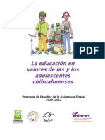 Chihuahua La Educacion en Valores