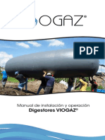 Manual Instalacion y Operacion. Digestores VIOGAZ 2013