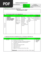 SESIÓN DE APRENDIZAJE N 3 Noviembre 012