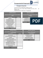 Presupuesto Operativo