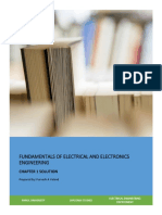 Fundamentals of Electrical and Electronics Engineering: Chapter 1 Solution