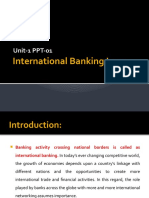 International Banking Law: Unit-1 PPT-01