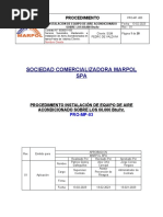 Sociedad Comercializadora Marpol SPA: Procedimiento