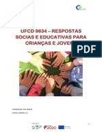 Ufcd 9634 - Respostas Socias E Educativas para Crianças E Jovens