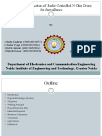 Design and Fabrication of Radio Controlled N-Chia Drone For Surveillanced