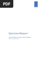 Ejercicios Bloque I